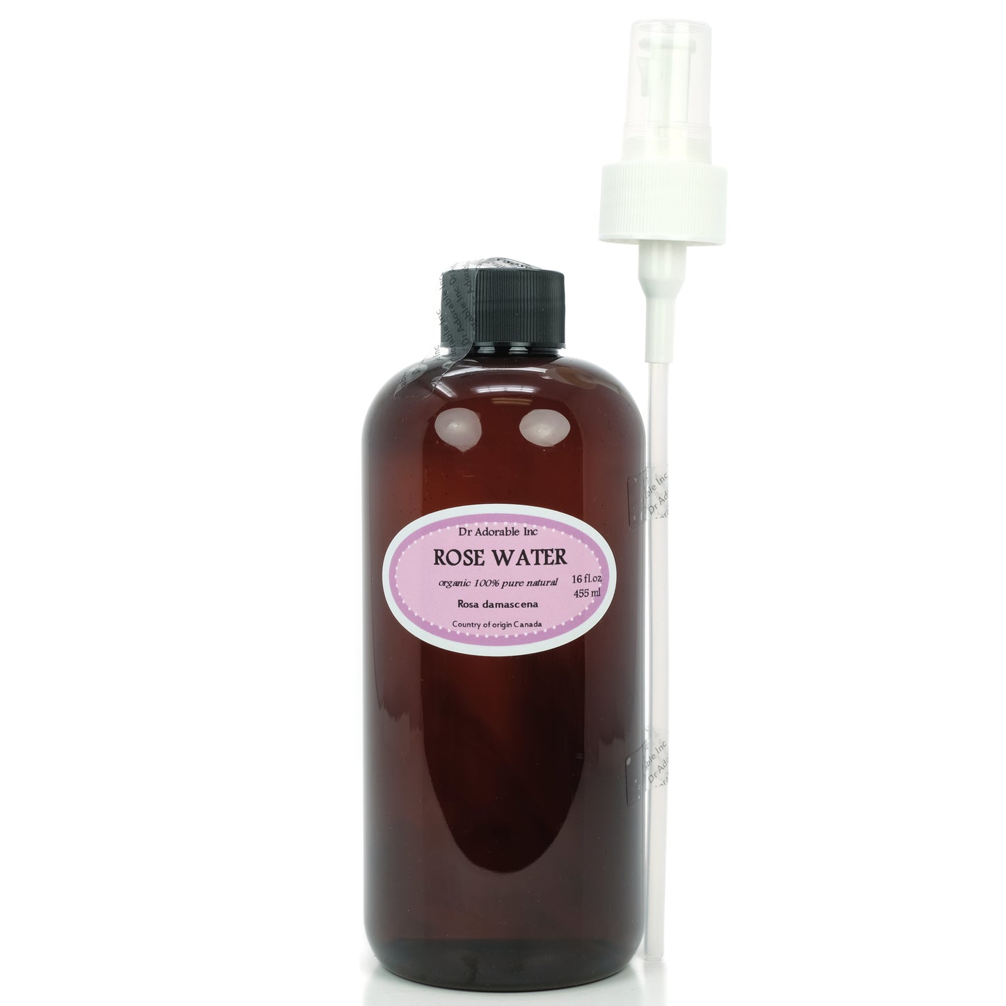 Rose Water - Natural Organic Face Toner Alcohol-Free Cleanser Bulgarian Rose Hydrosol