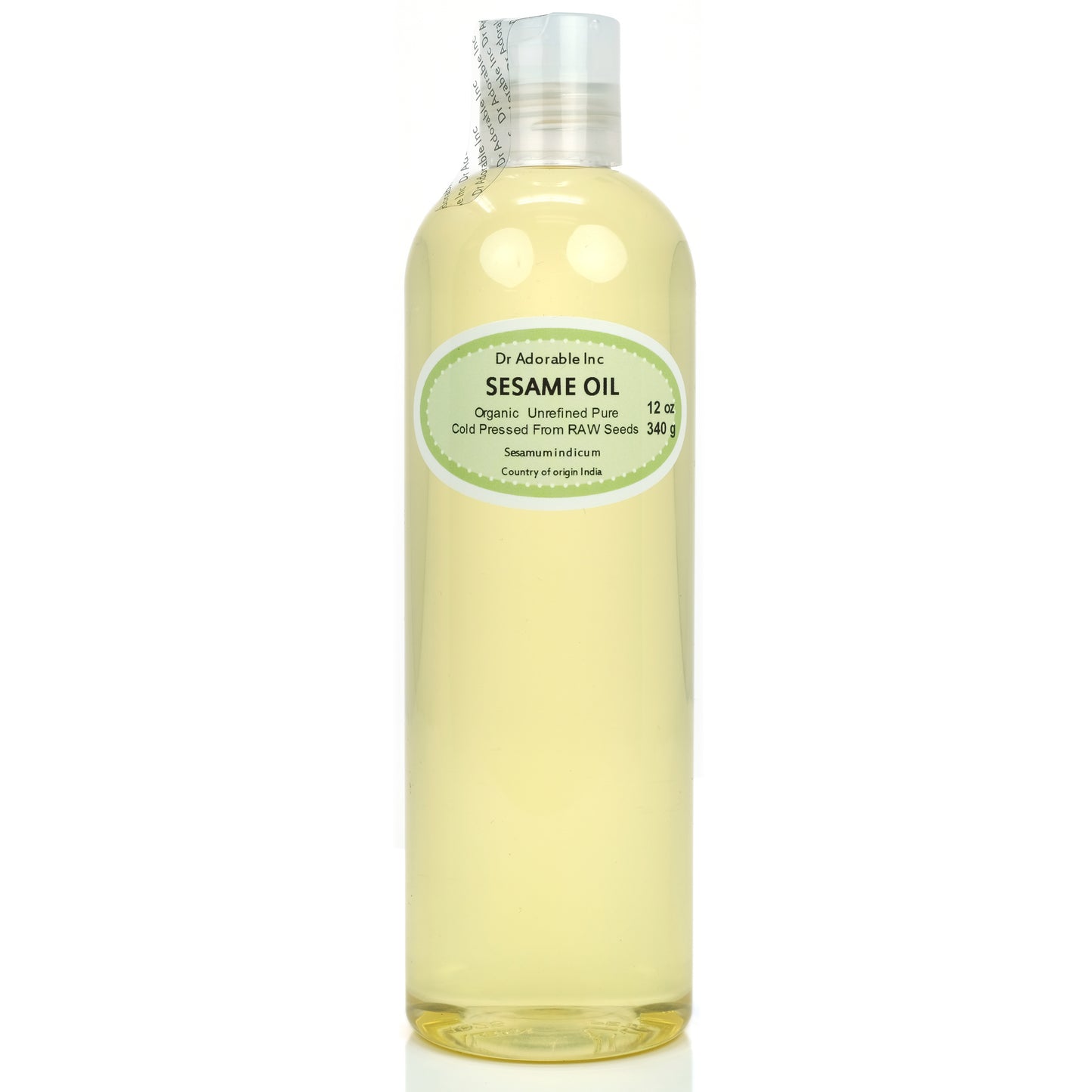 Sesame Seed Oil From RAW Seed - Unrefined 100% Pure Natural Organic Cold Pressed