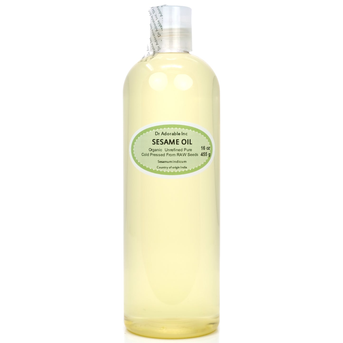 Sesame Seed Oil From RAW Seed - Unrefined 100% Pure Natural Organic Cold Pressed