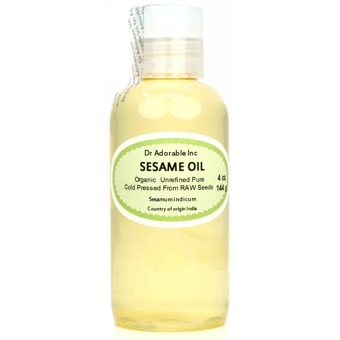 Sesame Seed Oil From RAW Seed - Unrefined 100% Pure Natural Organic Cold Pressed