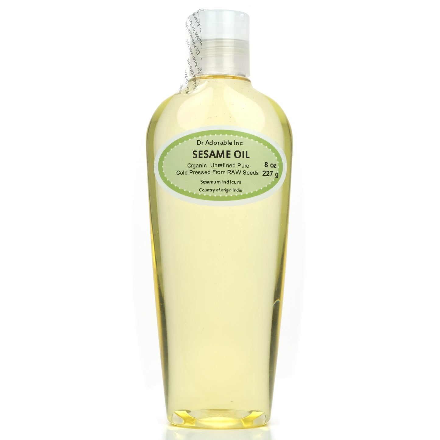 Sesame Seed Oil From RAW Seed - Unrefined 100% Pure Natural Organic Cold Pressed