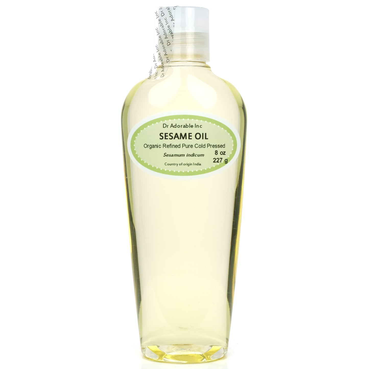 Sesame Seed Oil Refined - 100% Pure Natural Organic Cold Pressed