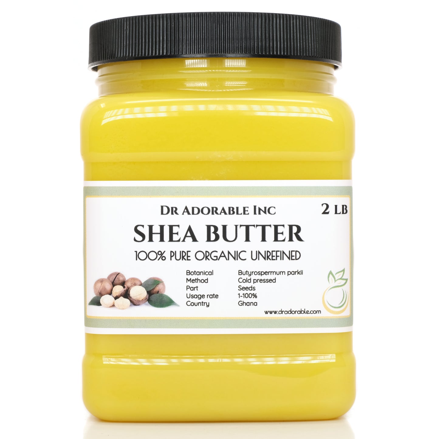 Shea Butter Unrefined - Pure Natural Premium Organic Cold Pressed