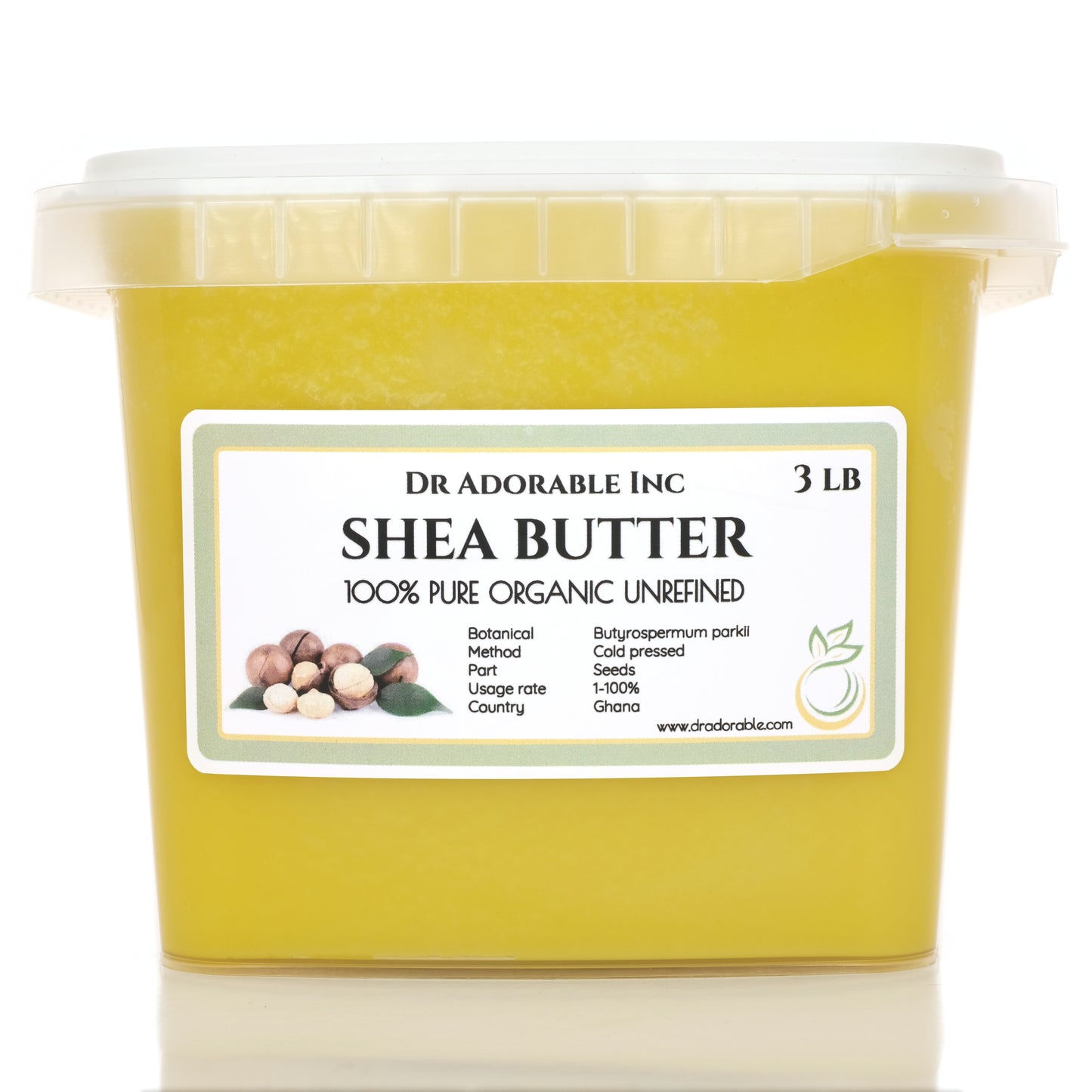 Shea Butter Unrefined - Pure Natural Premium Organic Cold Pressed