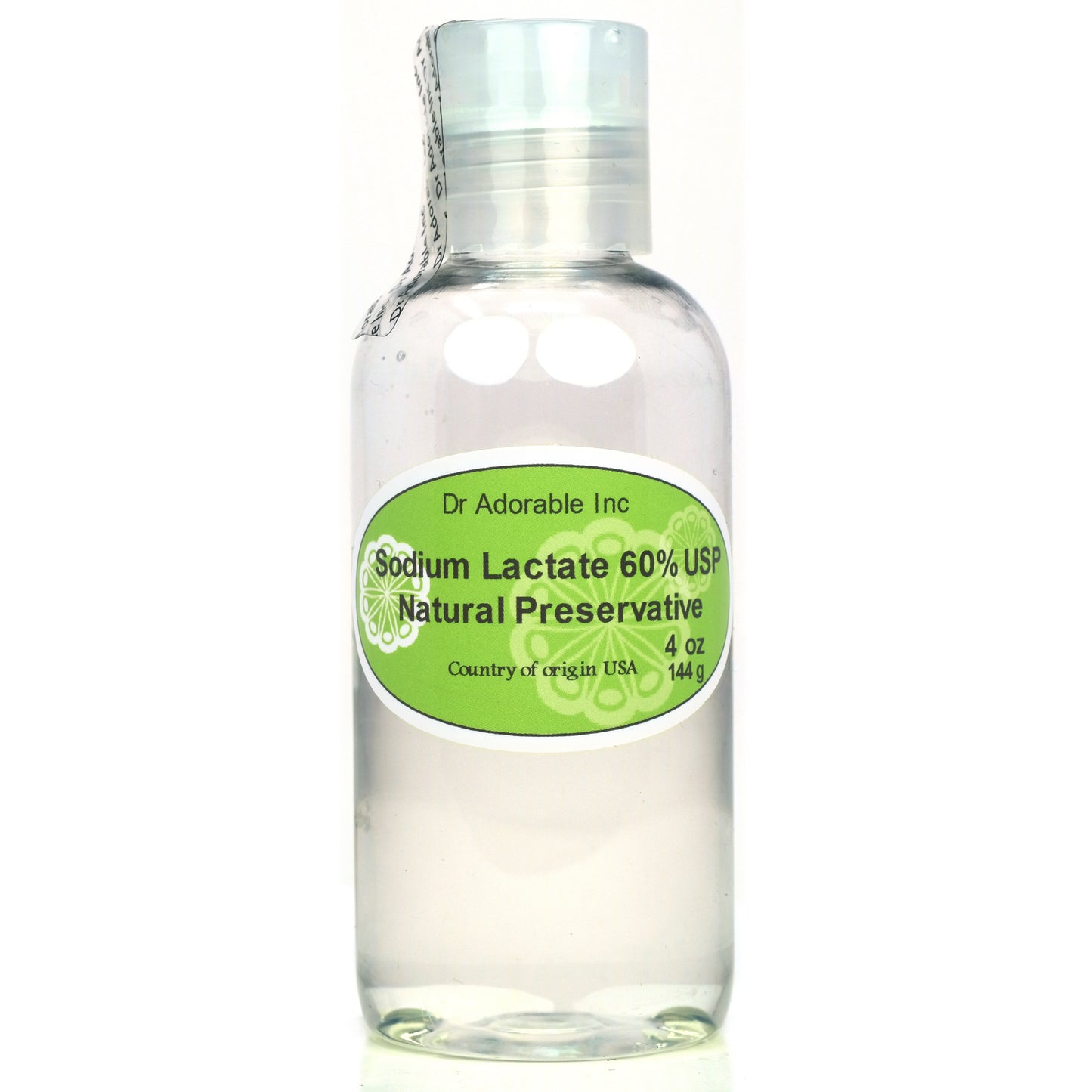 Sodium Lactate - 60% USP Natural Preservative Enhance Soap Hardness and Lathe (Sold by Weight)