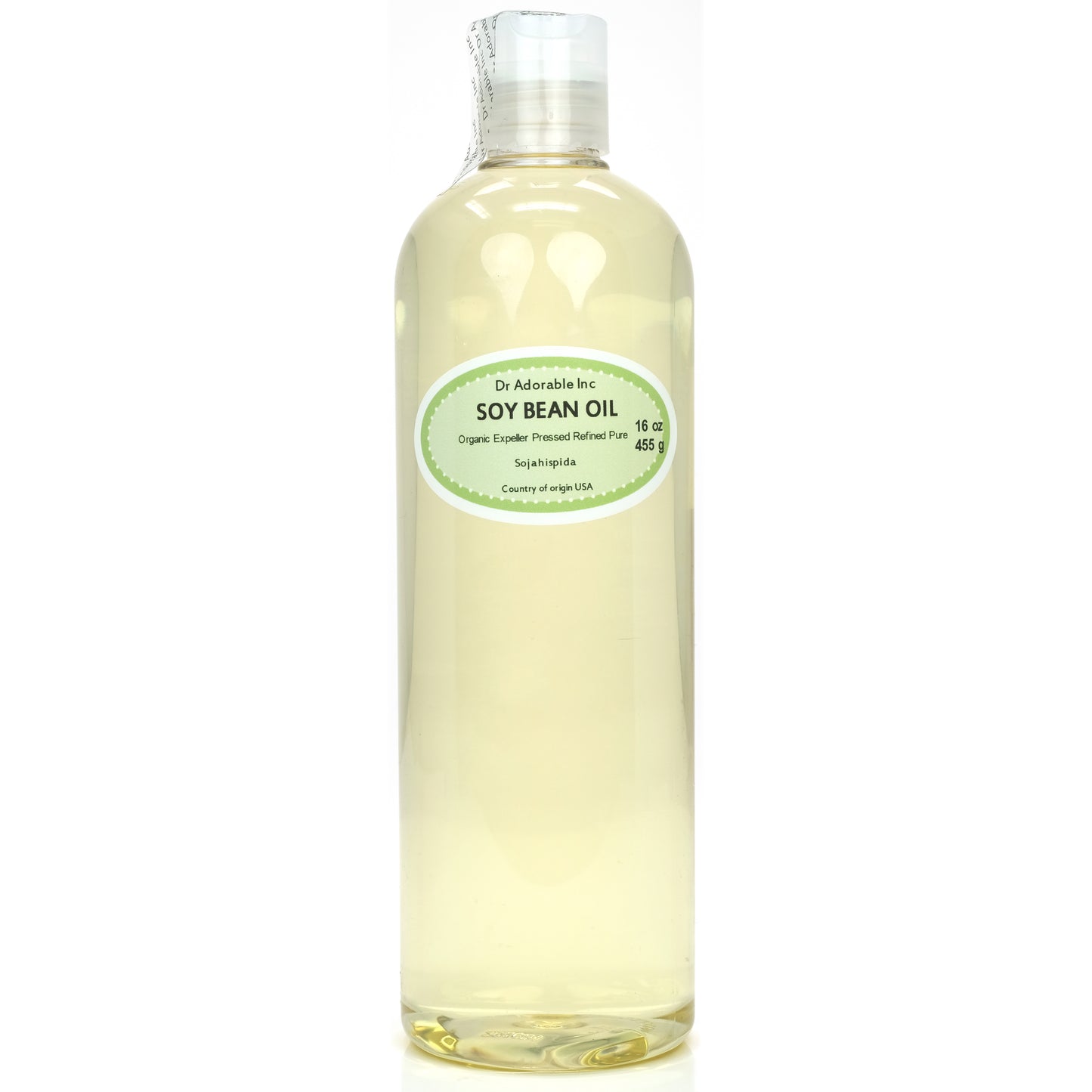 Soybean Oil - 100% Pure Natural Premium Organic Soy Cold Pressed