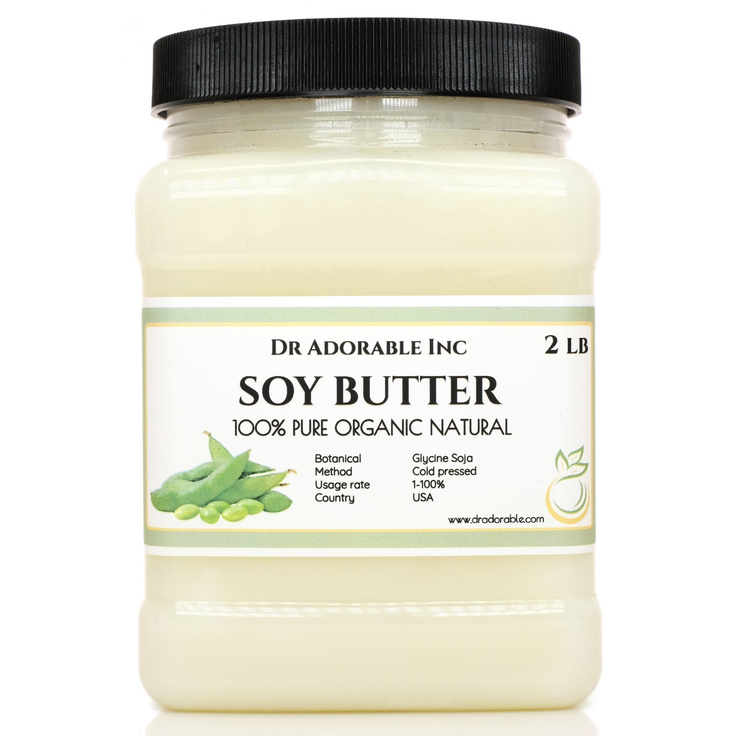 Soy Butter - Soybean Pure Natural Organic Cold Pressed