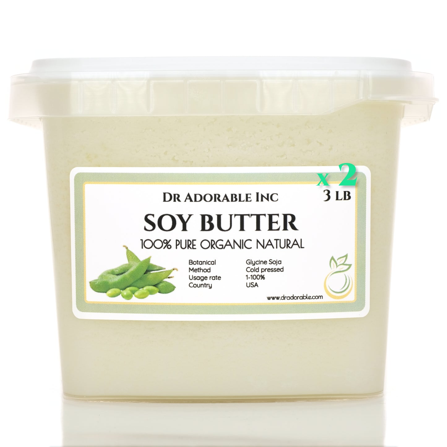 Soy Butter - Soybean Pure Natural Organic Cold Pressed