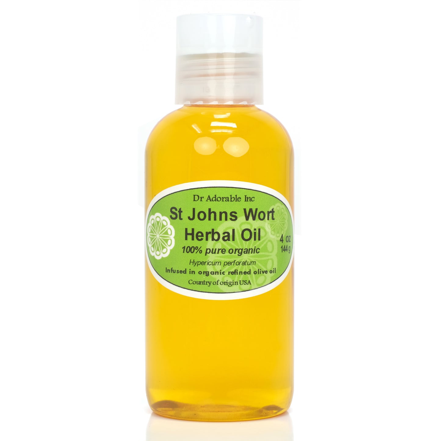 St Johns Wort Herbal Oil - Infused 100% Pure Natural Organic