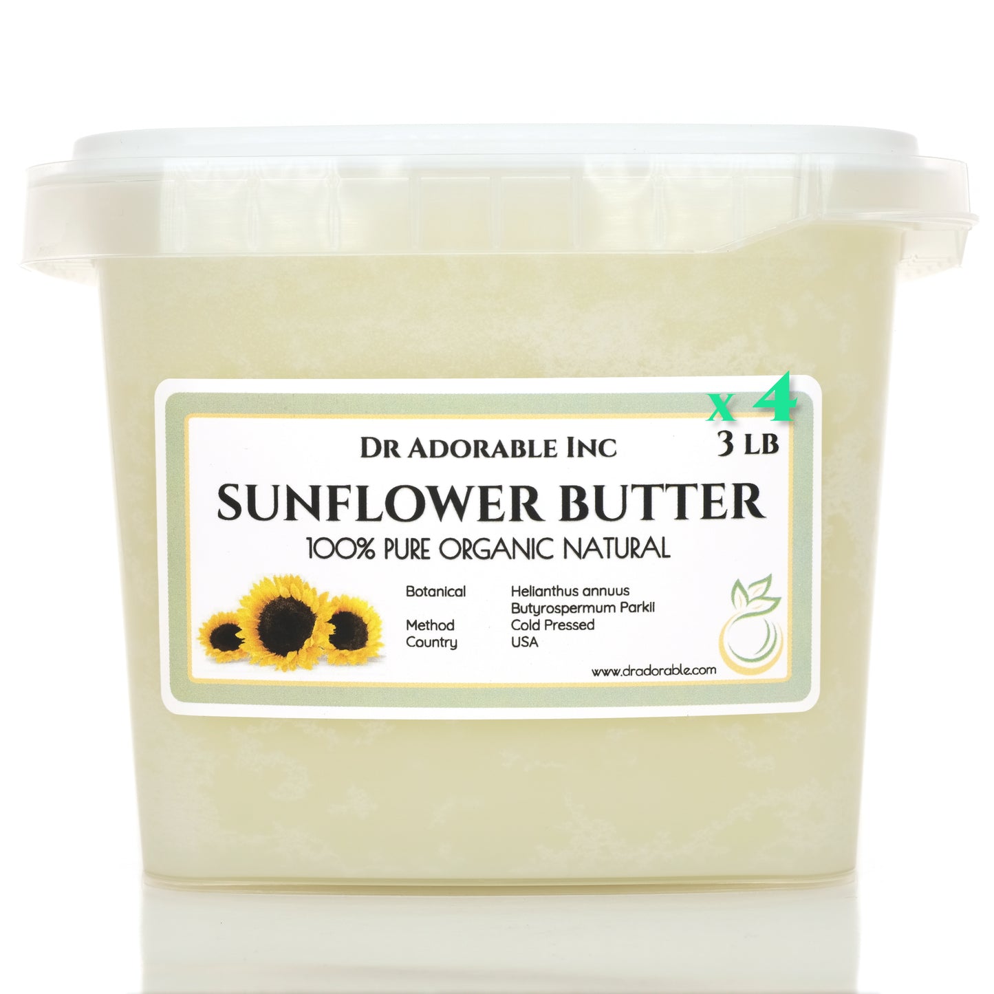 Sunflower Butter - Natural Organic Cold Pressed