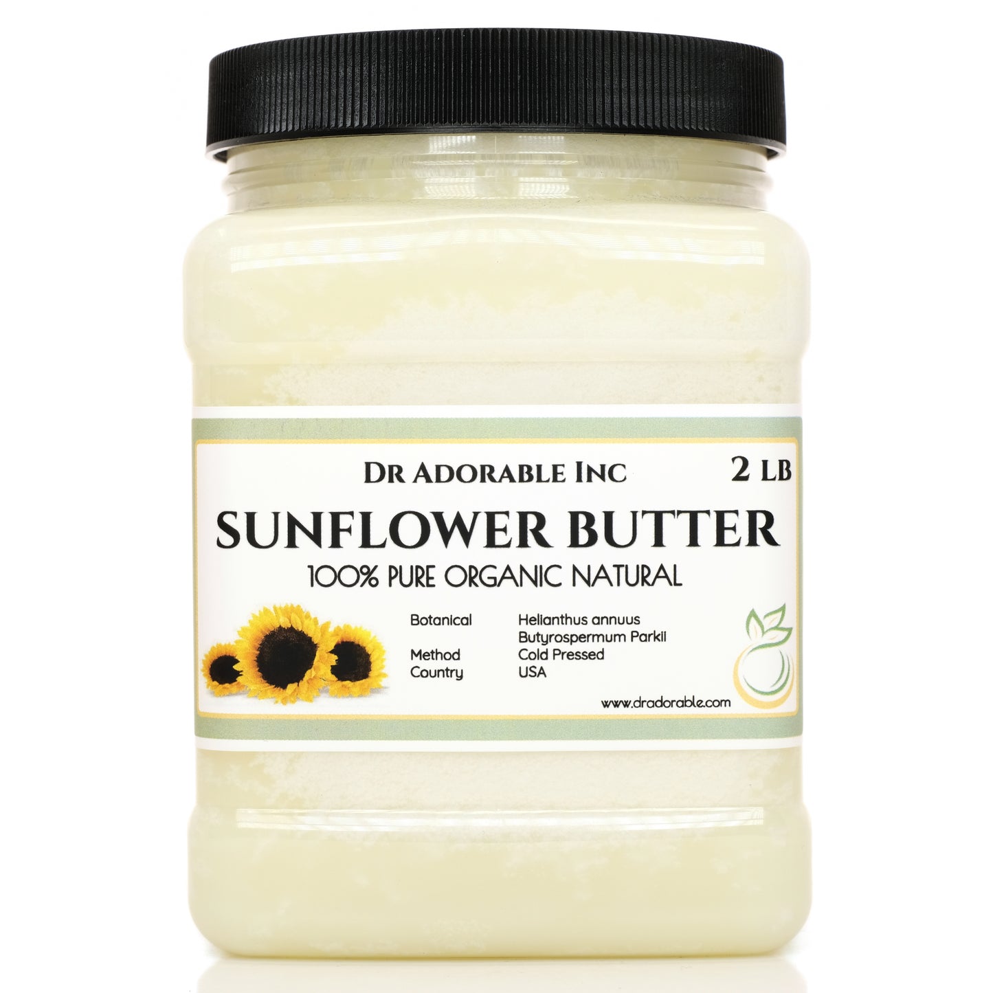 Sunflower Butter - Natural Organic Cold Pressed