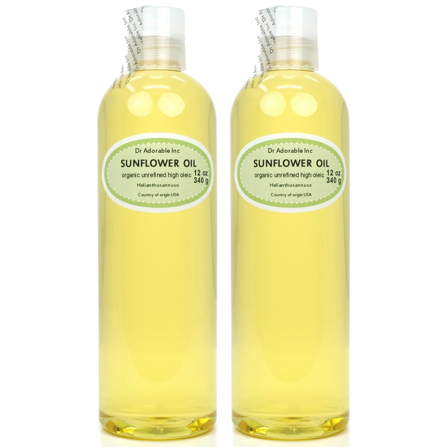 Sunflower Oil Unrefined - 100% Pure Natural Premium Organic Cold Pressed