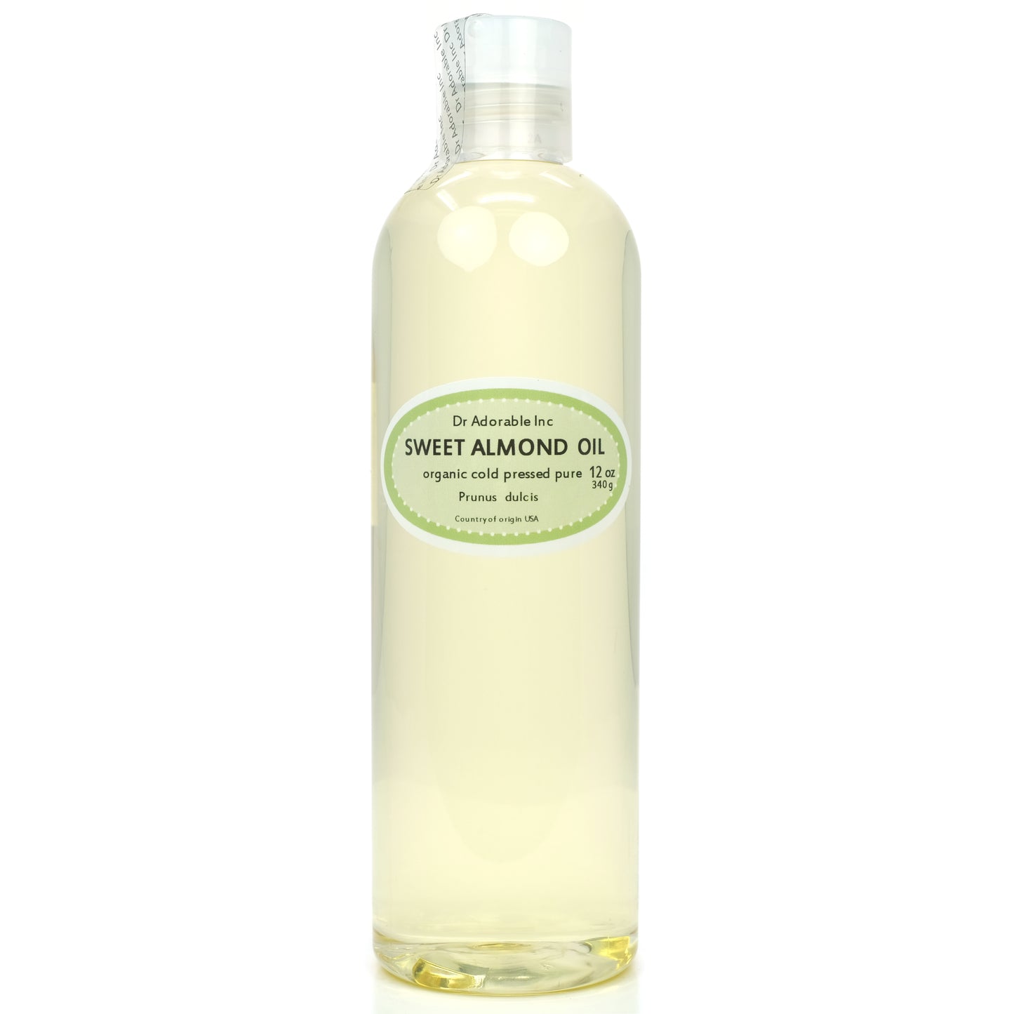 Sweet Almond Oil - 100% Pure Natural Organic Cold Pressed