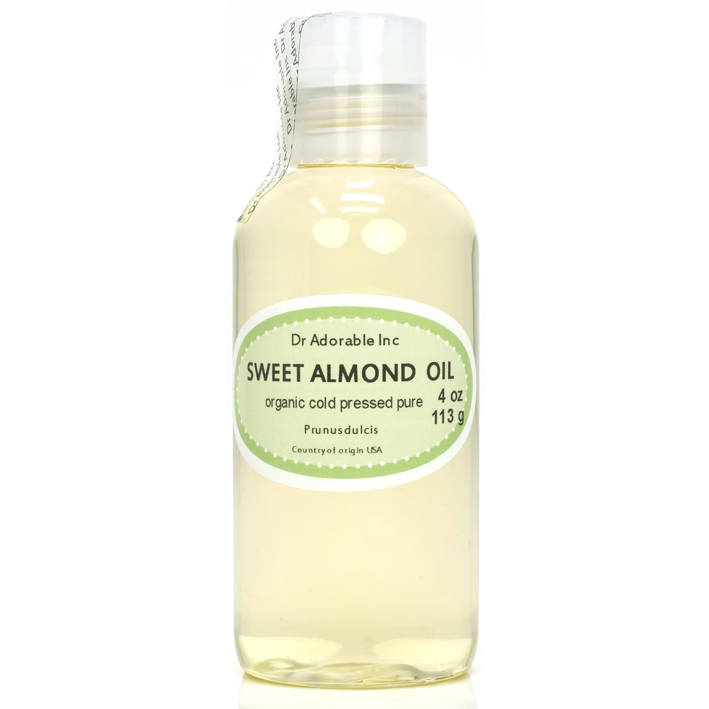 Sweet Almond Oil - 100% Pure Natural Organic Cold Pressed