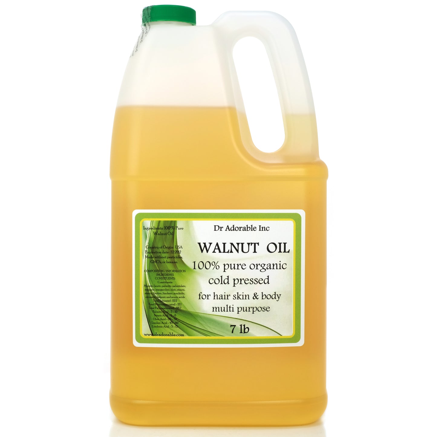 Walnut Oil - 100% Pure Natural Premium Organic Cold Pressed