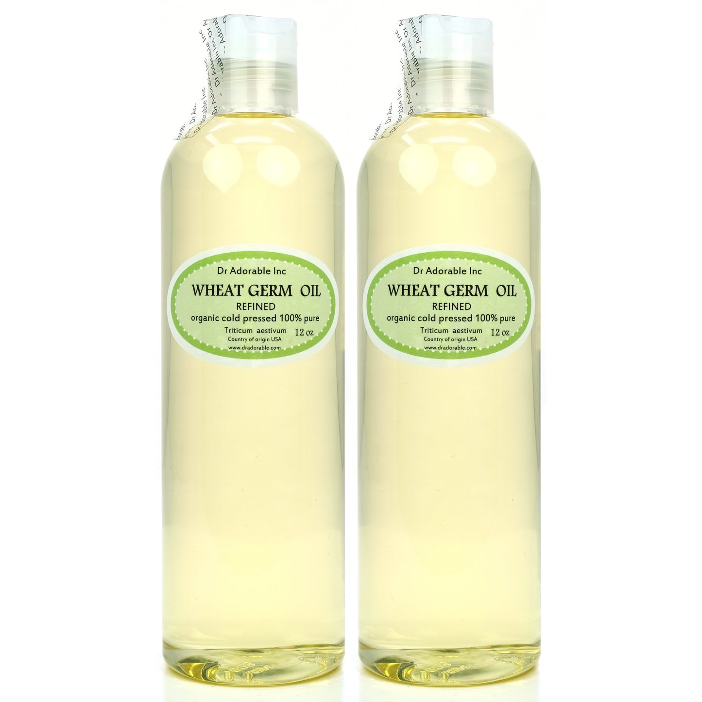 Wheat Germ Oil Refined - 100% Pure Natural Organic Cold Pressed