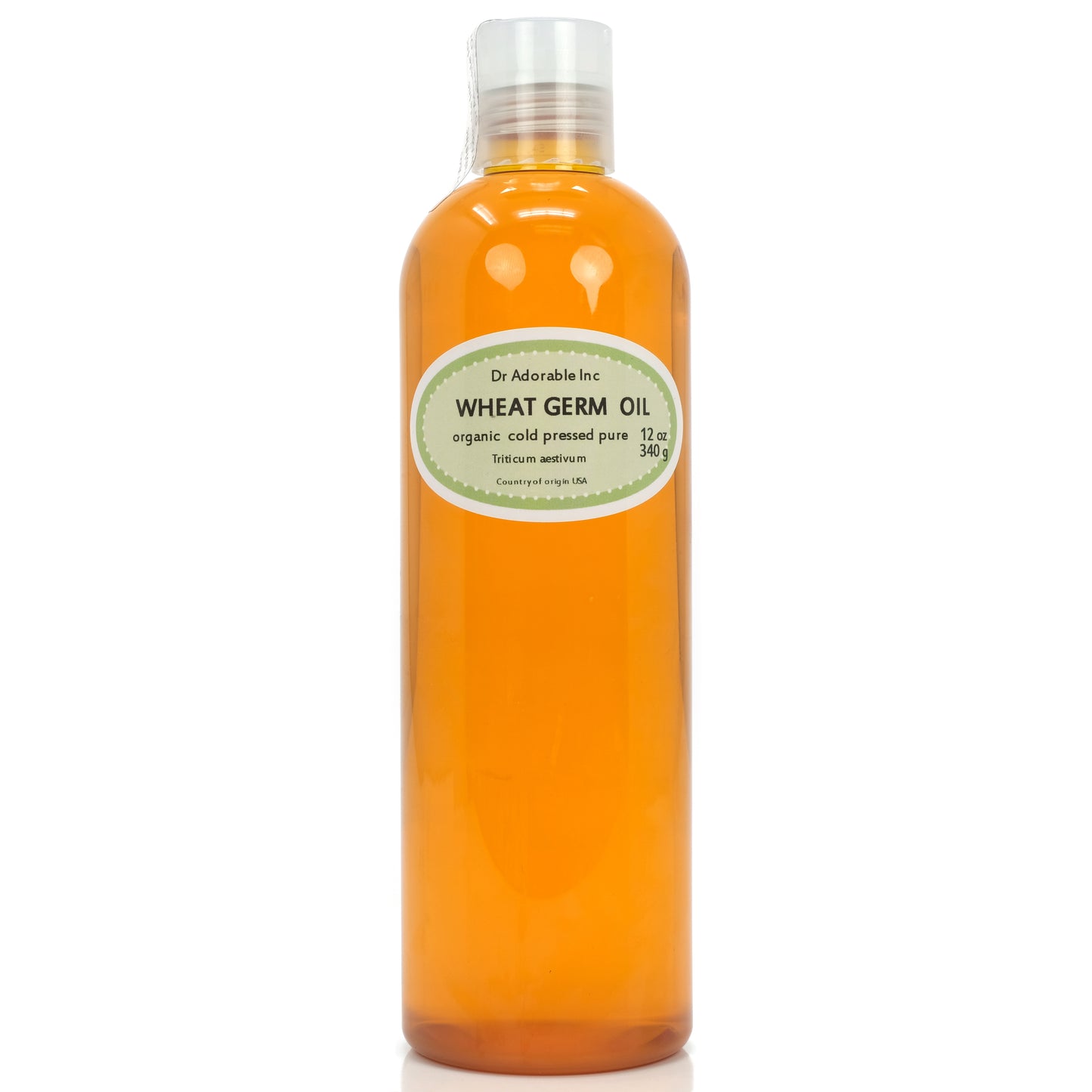 Wheat Germ Oil Unrefined - 100% Pure Natural Organic Cold Pressed
