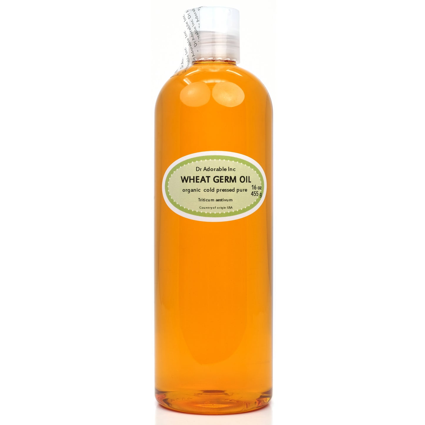 Wheat Germ Oil Unrefined - 100% Pure Natural Organic Cold Pressed