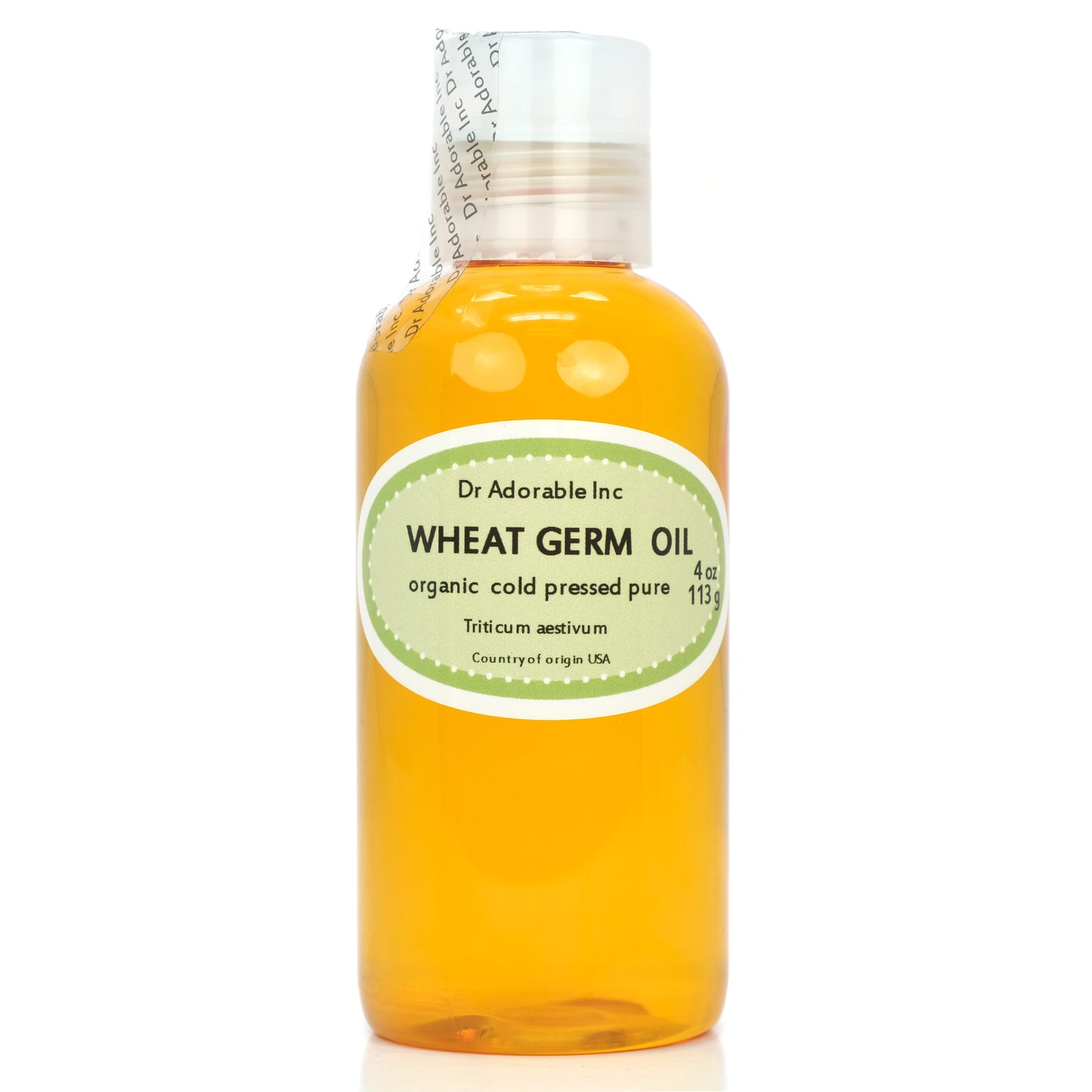 Wheat Germ Oil Unrefined - 100% Pure Natural Organic Cold Pressed