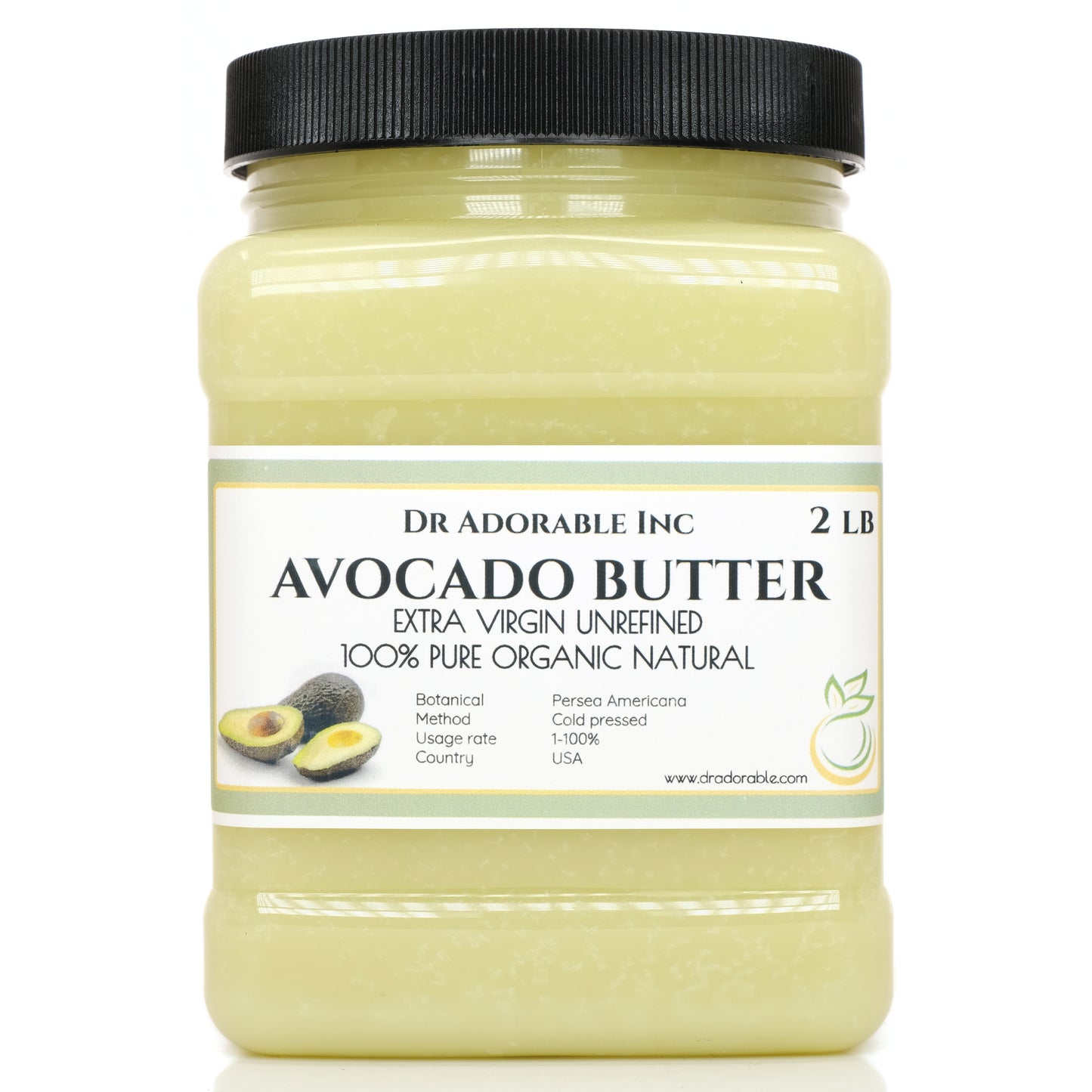 Avocado Butter Unrefined - Extra Virgin Pure Natural Organic Raw