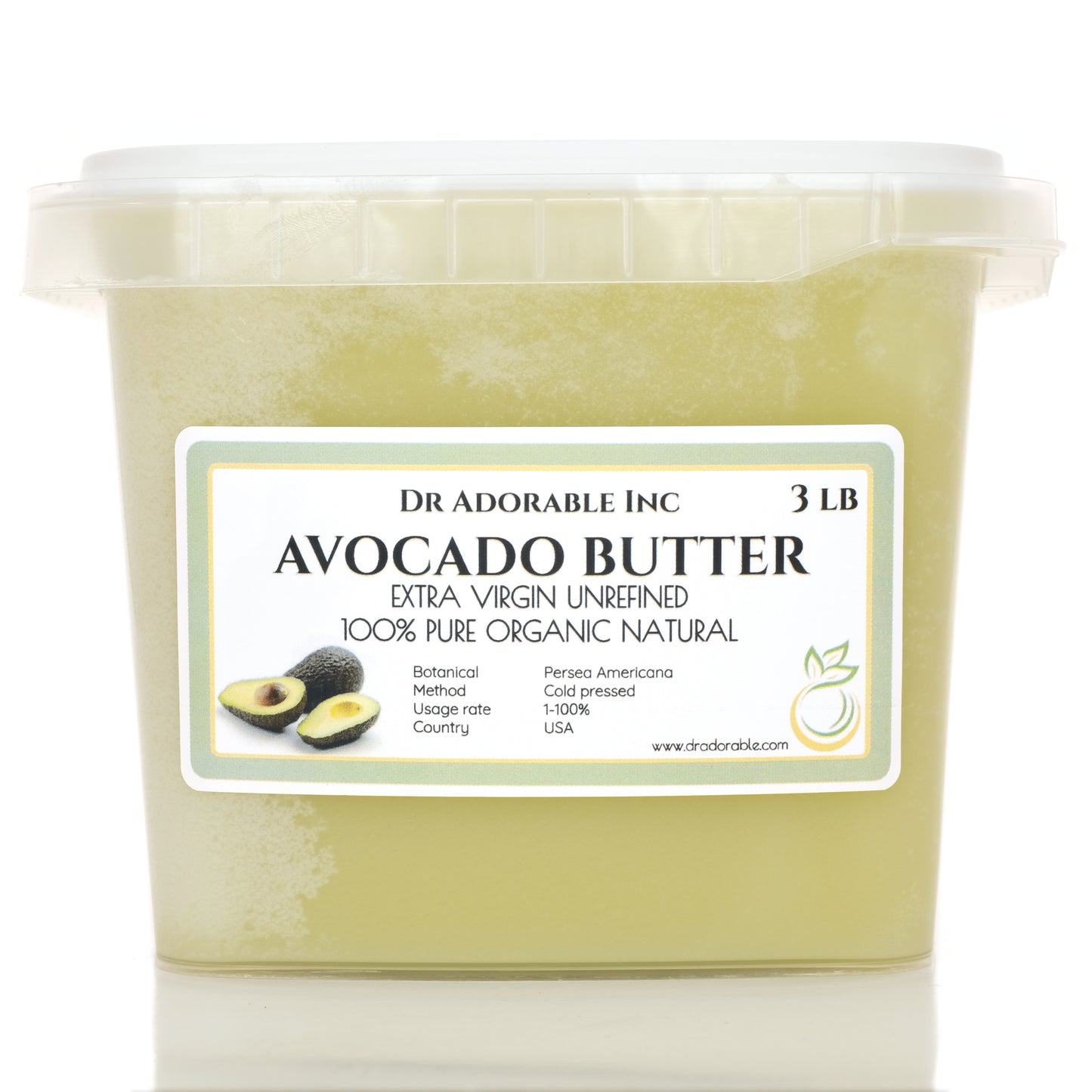 Avocado Butter Unrefined - Extra Virgin Pure Natural Organic Raw