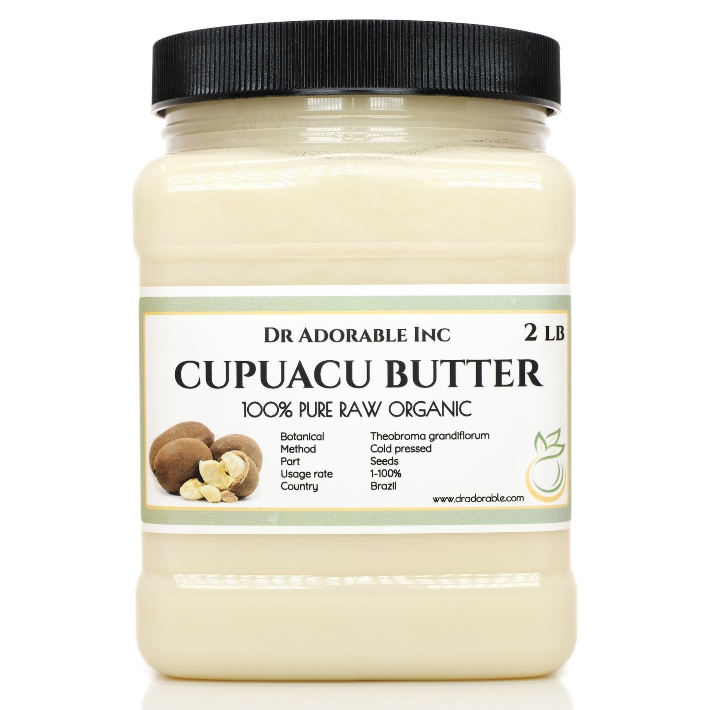 Cupuacu Butter - Exotic Unrefined Pure Natural Organic Cold Pressed