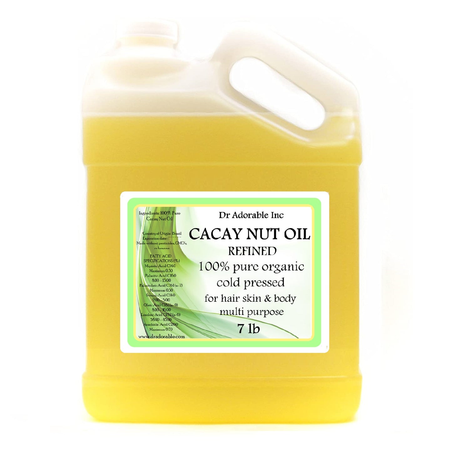 Cacay Nut Oil Refined - Pure Cold Pressed Organic Fresh Skin Hair Care