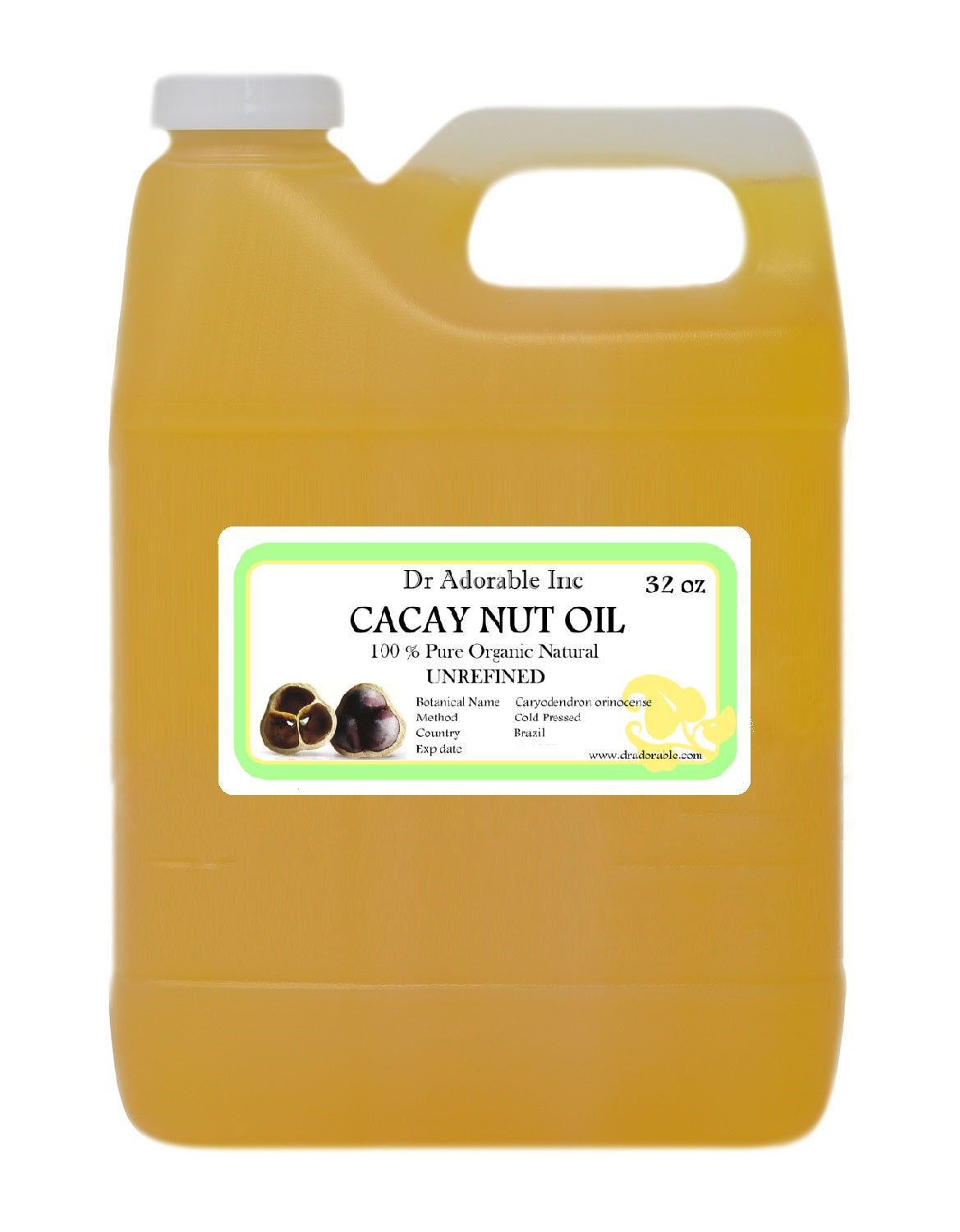 Cacay Nut Oil Unrefined - Pure Cold Pressed Organic Fresh Skin Hair Care