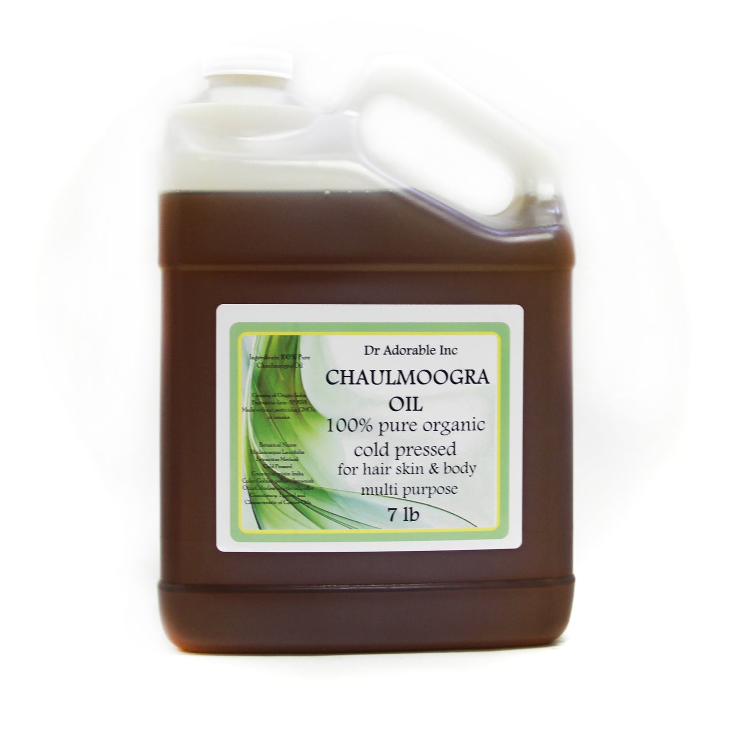 Chaulmoogra Oil - 100% Pure Organic Cold Pressed Unrefined