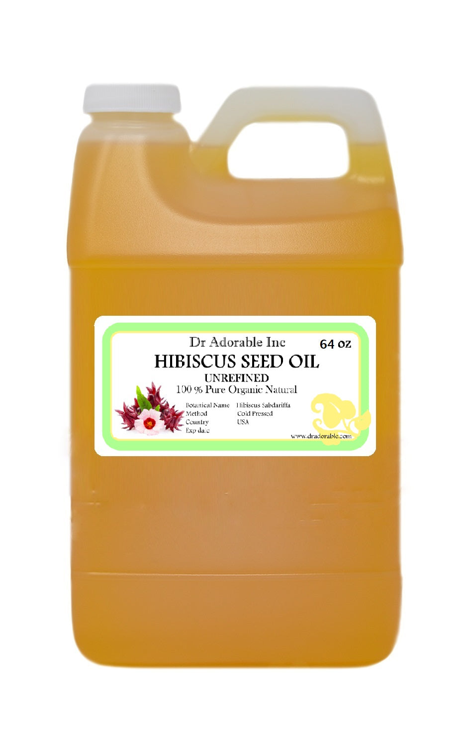 Hibiscus Seed Oil - 100% Pure Organic Natural Unrefined