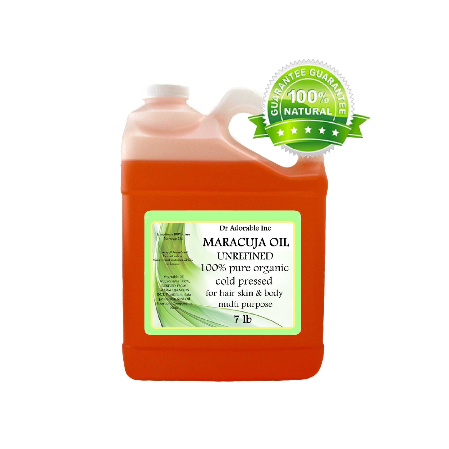 Maracuja (Passionfruit) Unrefined Oil - 100% Pure Natural Premium Organic Cold Pressed