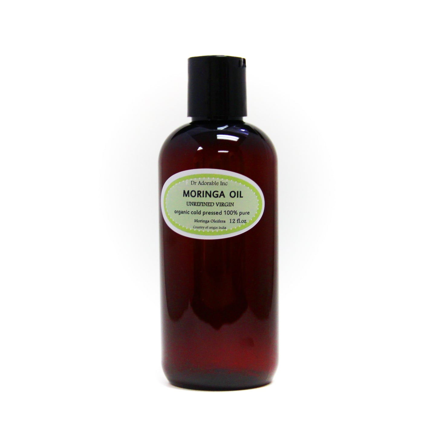 Moringa Oleifera Unrefined Oil - 100% Pure Organic Natural Cold Pressed