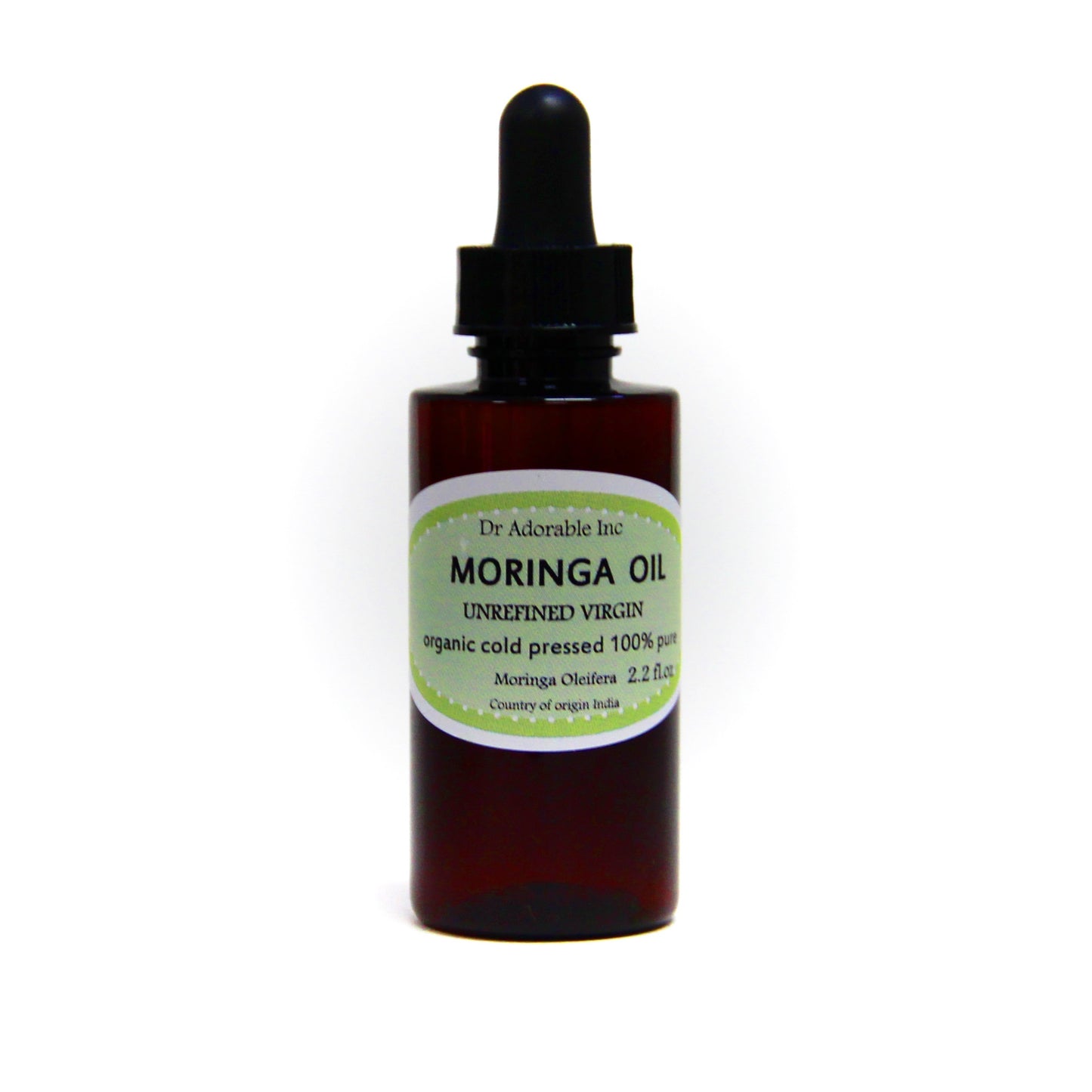 Moringa Oleifera Unrefined Oil - 100% Pure Organic Natural Cold Pressed