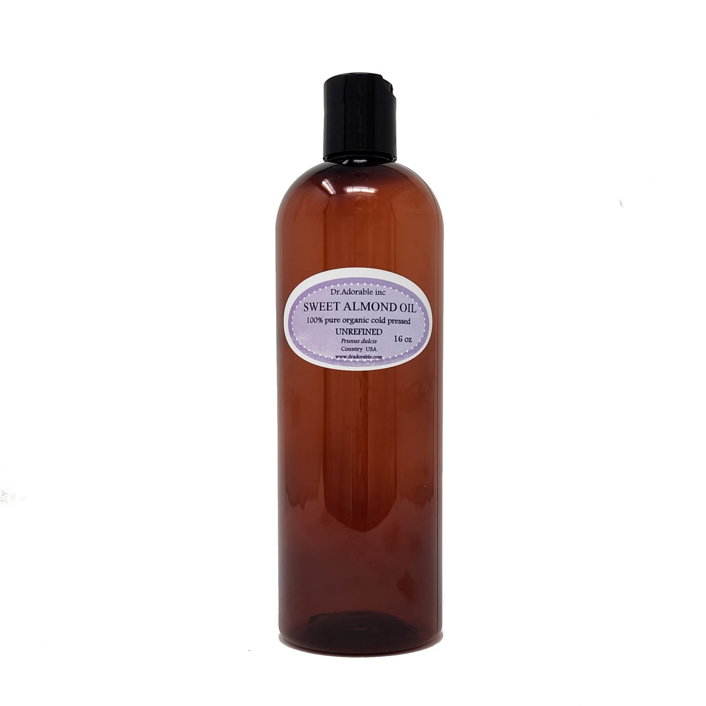 Sweet Almond Unrefined Oil - 100% Pure Natural Organic Cold Pressed
