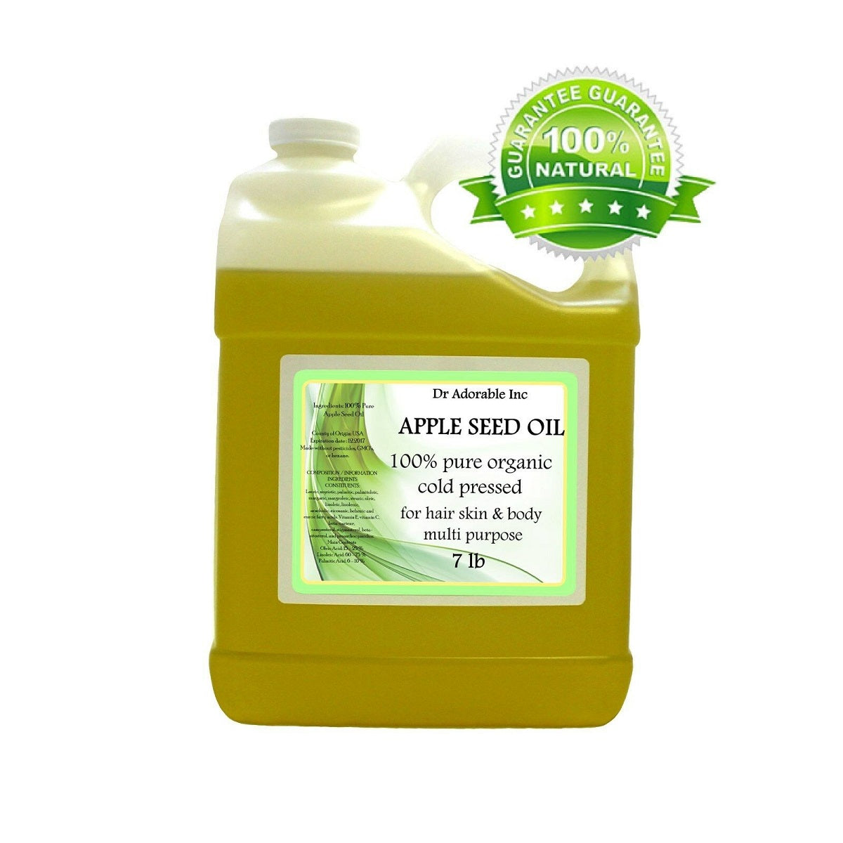 Apple Seed Oil - Organic 100% Pure