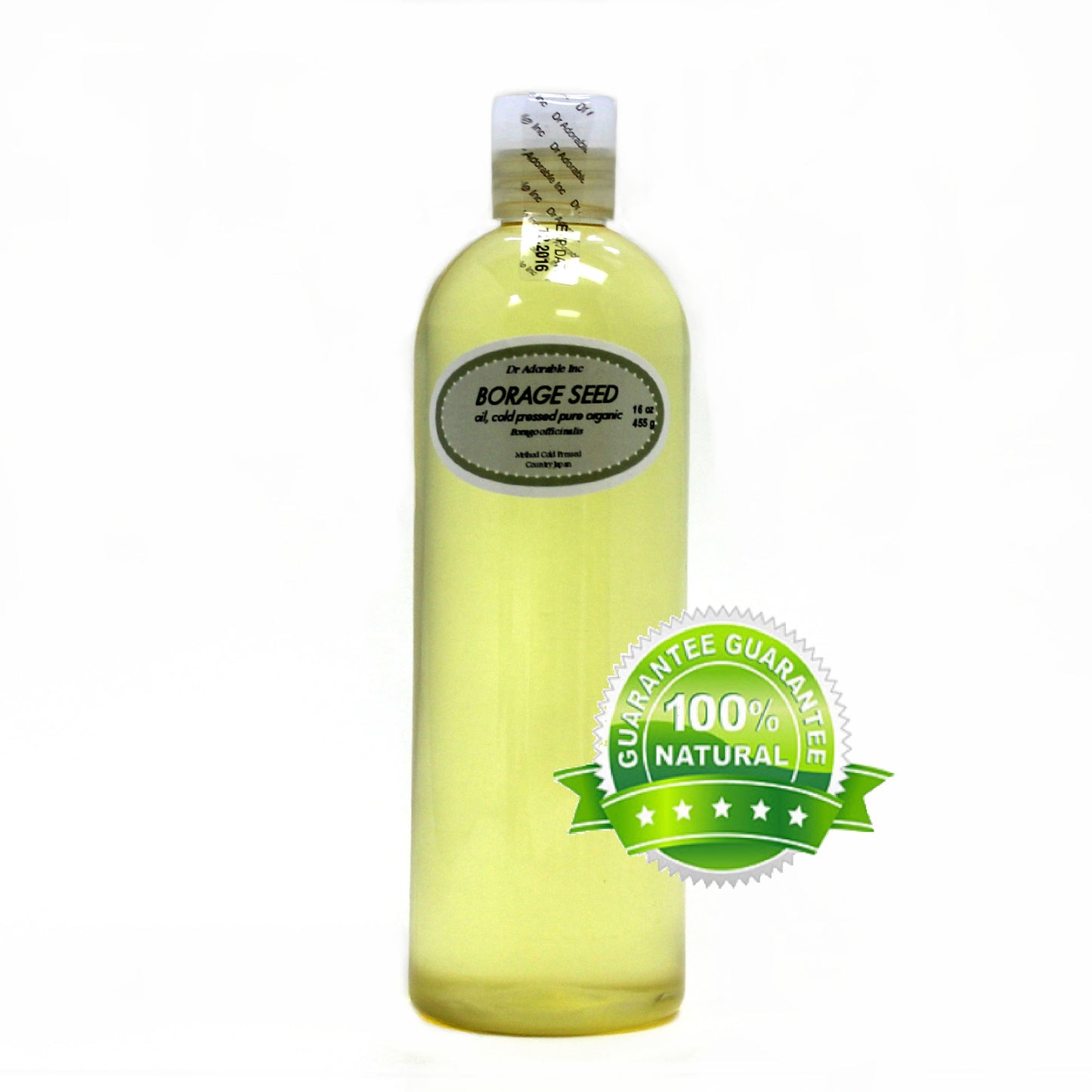 Borage Oil - Pure Organic Cold Pressed