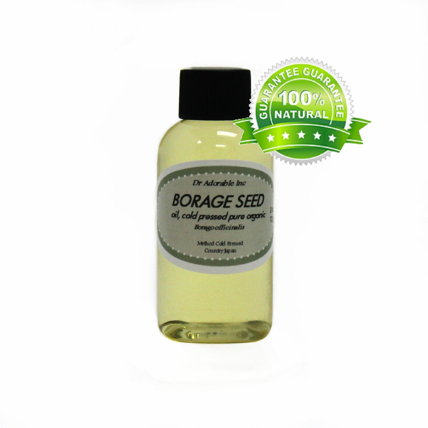 Borage Oil - Pure Organic Cold Pressed