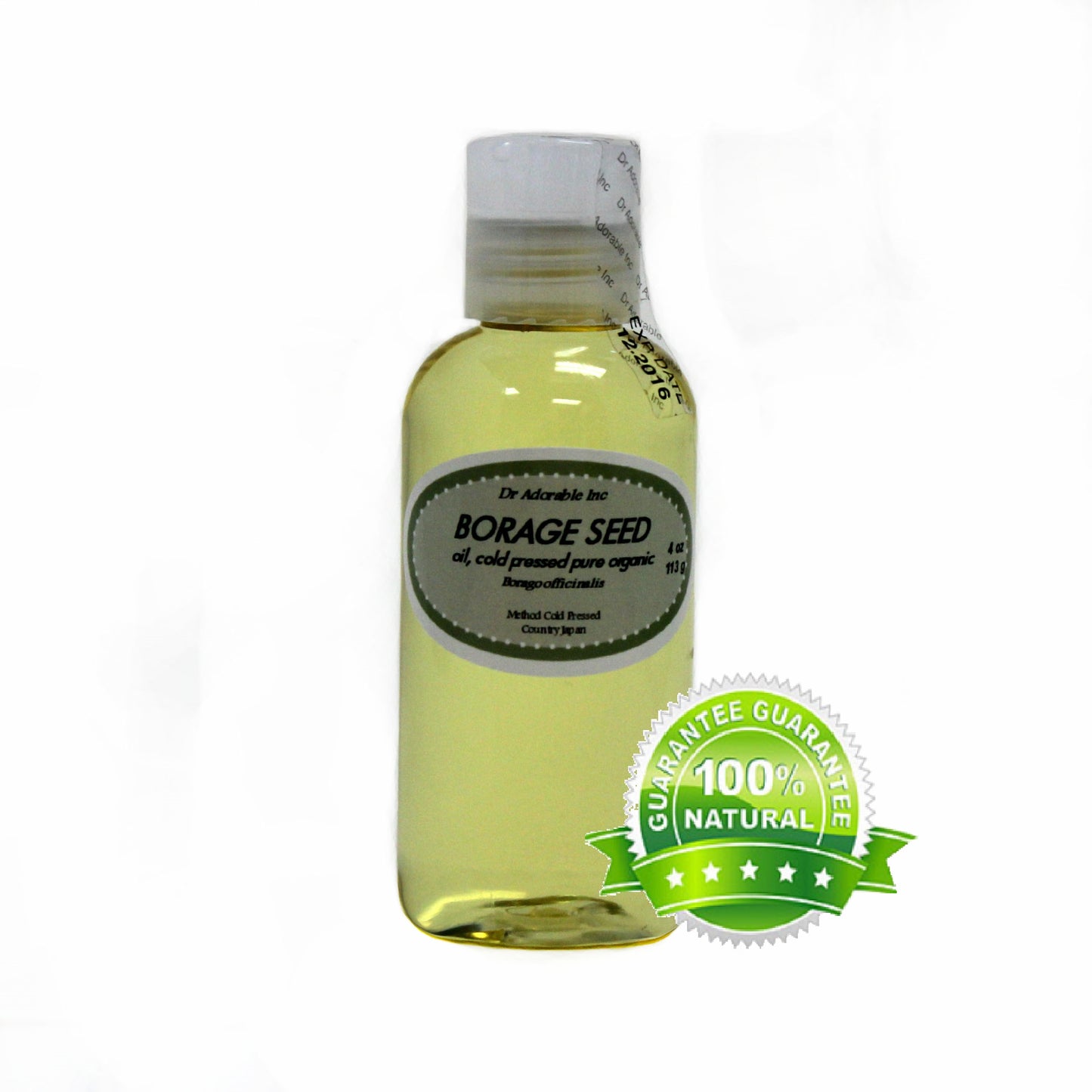 Borage Oil - Pure Organic Cold Pressed