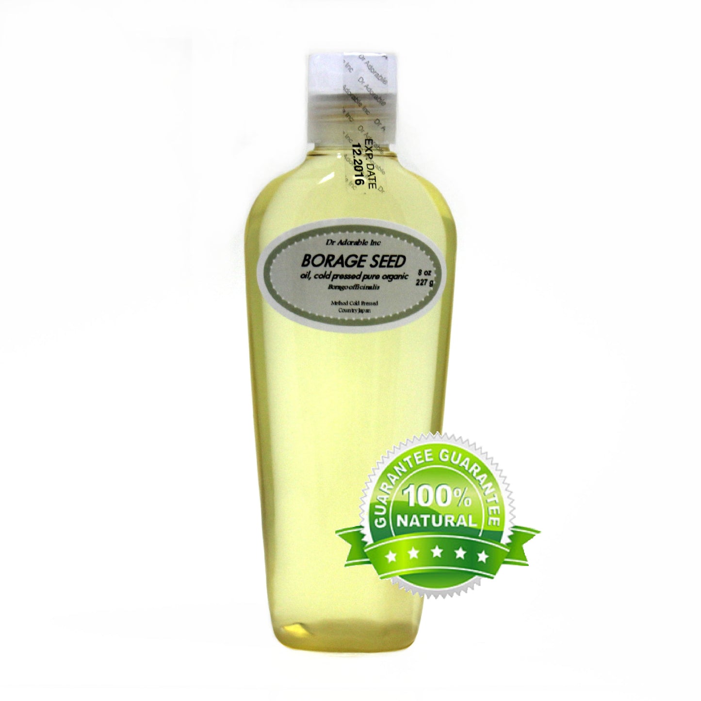 Borage Oil - Pure Organic Cold Pressed