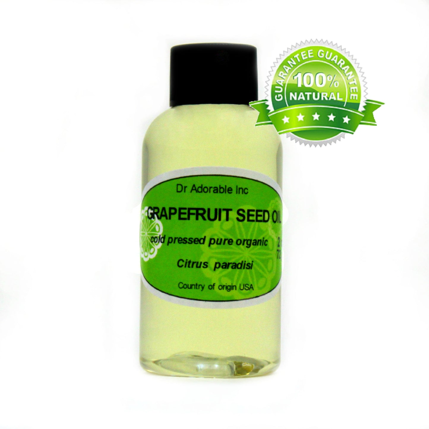 Grapefruit Seed Oil - 100% Pure Natural Organic Cold Pressed