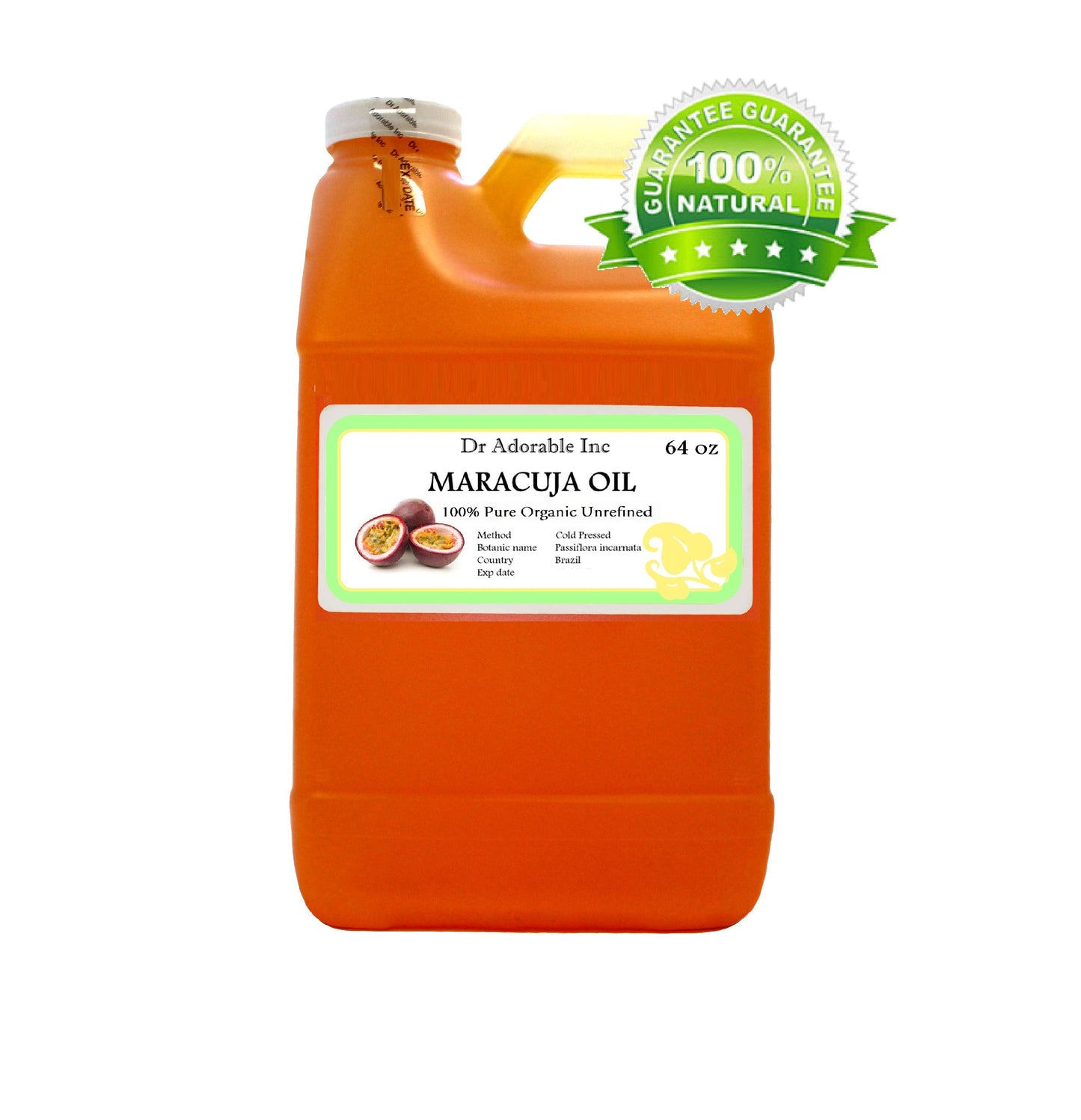 Maracuja (Passionfruit) Unrefined Oil - 100% Pure Natural Premium Organic Cold Pressed