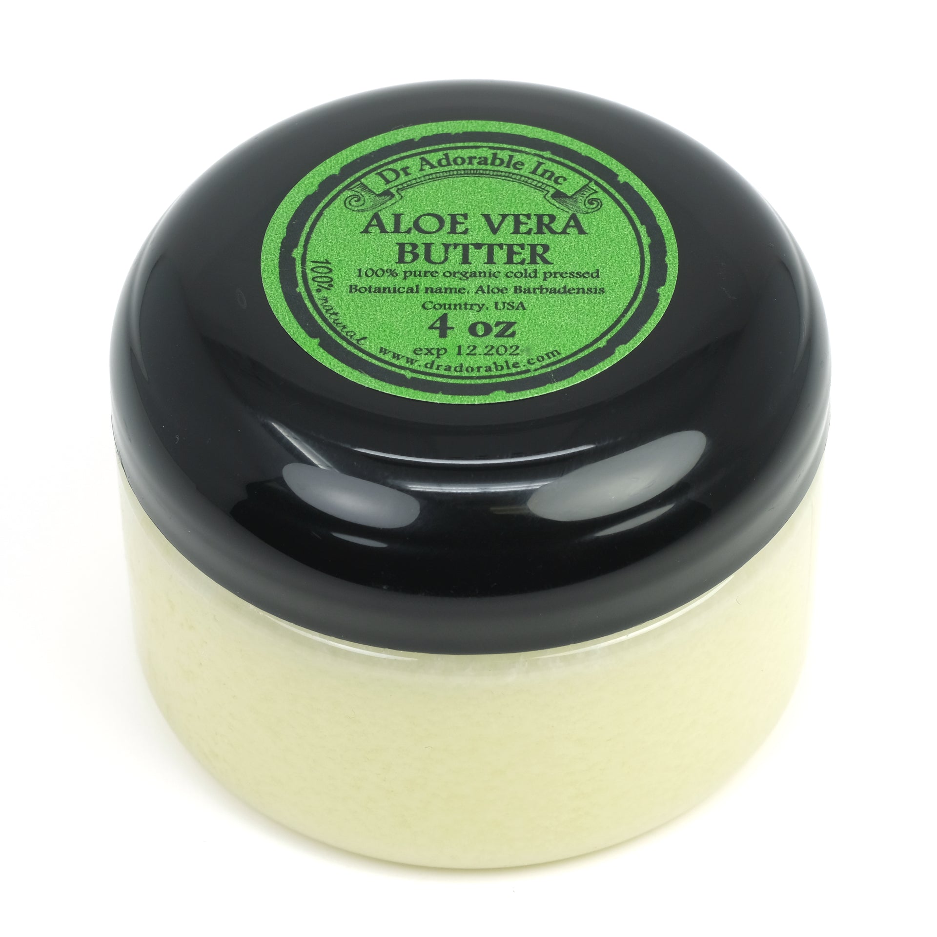 Aloe Vera Butter - Pure Natural Premium Organic Cold Pressed  Dr Adorable  Inc