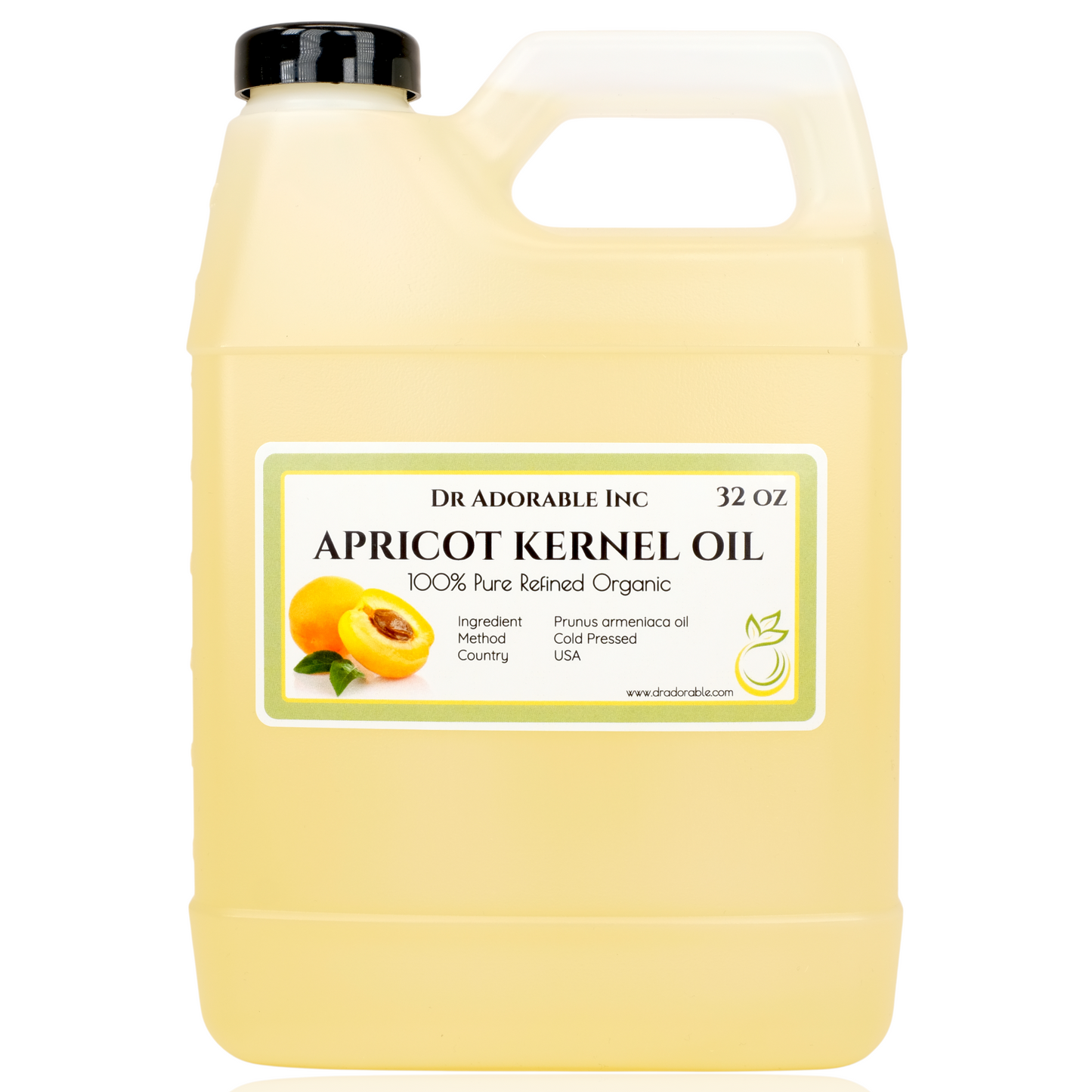 Apricot Kernel Oil - 100% Pure Natural Organic Cold Pressed