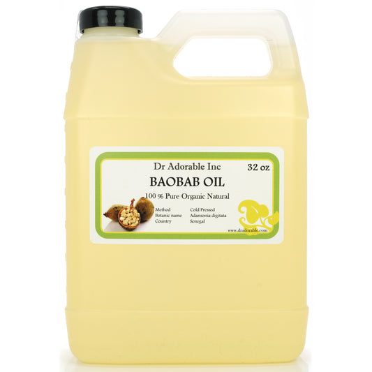 Baobab Oil - 100% Pure Natural Cold Pressed Organic