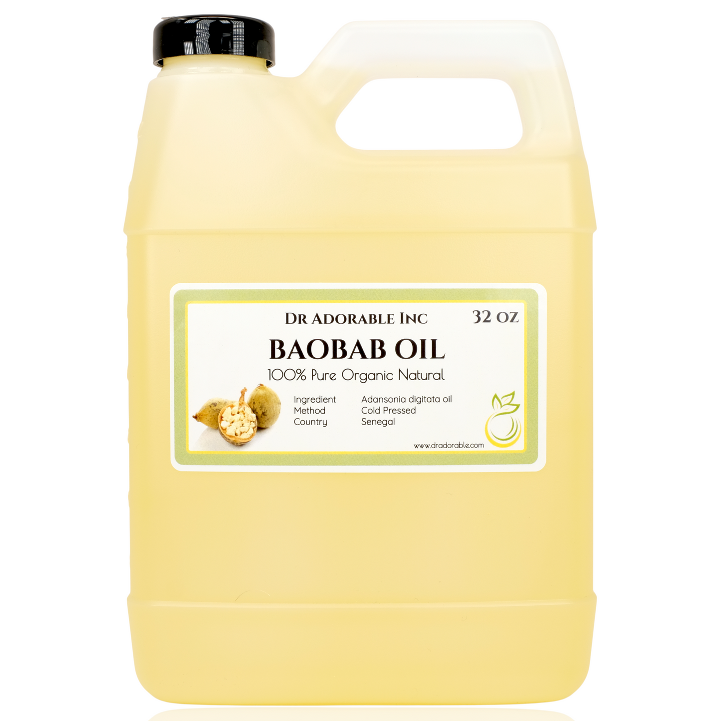 Baobab Oil - 100% Pure Natural Cold Pressed Organic