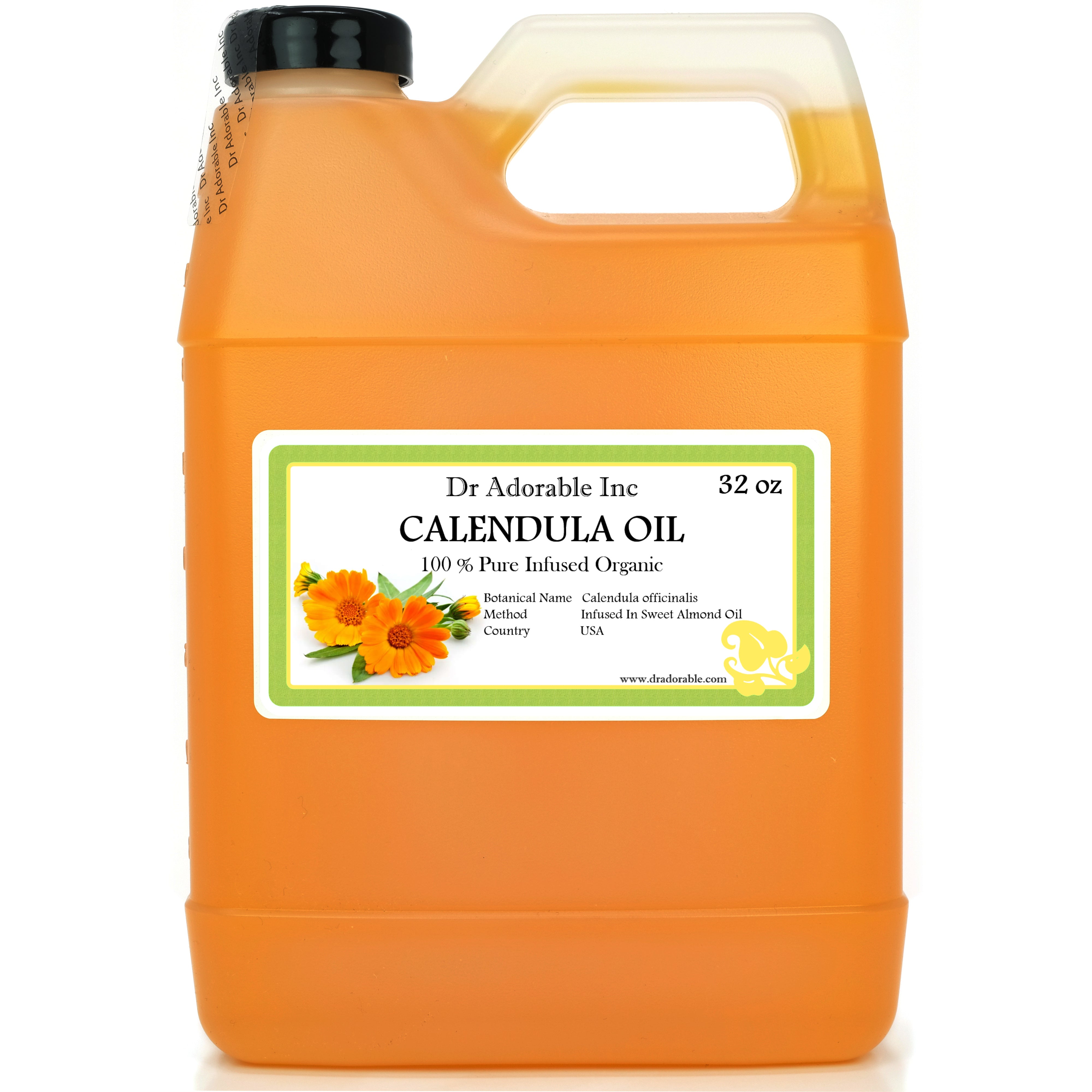 Calendula Infused Oil - 100% Pure Natural Organic – Dr Adorable Inc