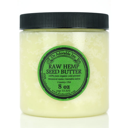 Hemp Seed Butter - 100% Pure Natural Organic Raw