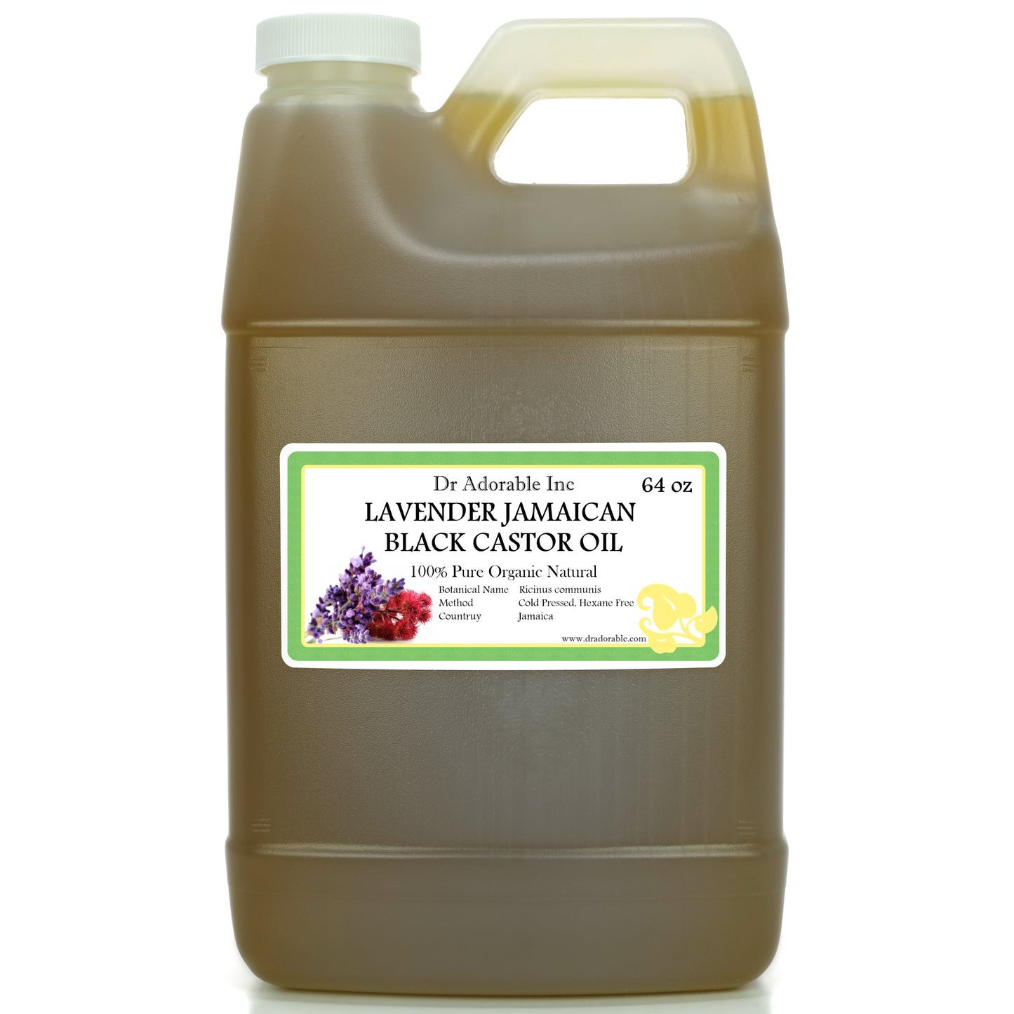 Jamaican Lavender Black Castor Oil - Pure Natural Organic Strengthen Grow & Restore Hair Care