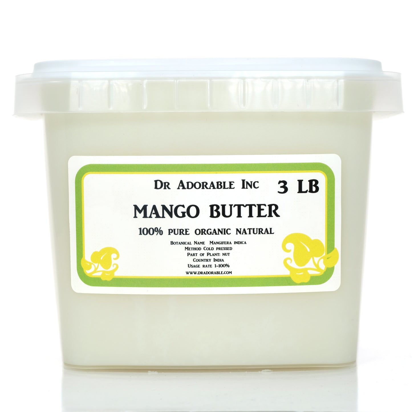 Mango Butter - Pure Natural Premium Organic Raw