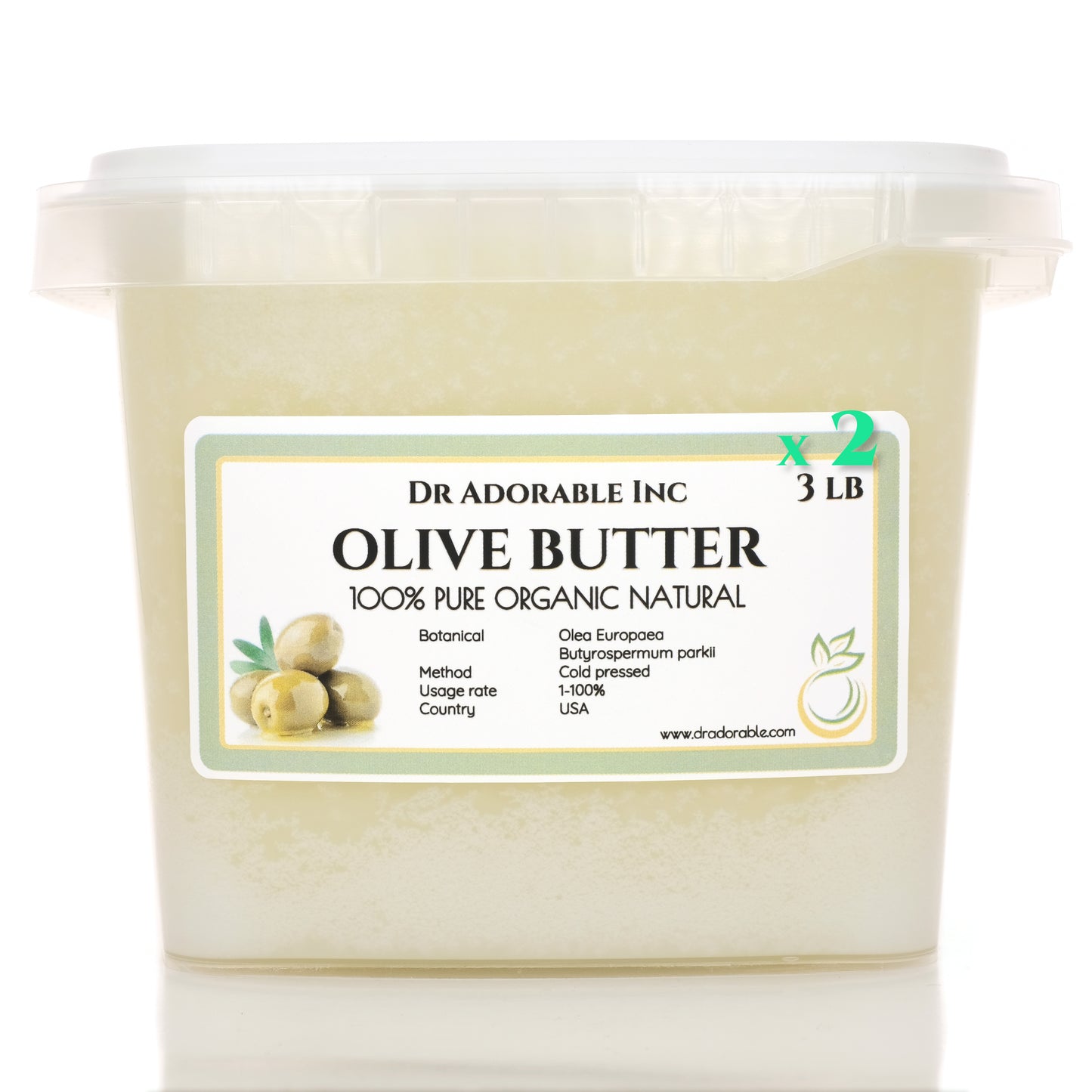 Olive Butter - Pure Natural Organic Cold Pressed